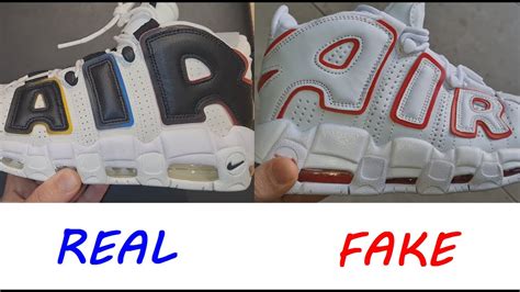 nike more uptempo real vs fake|nike air uptempo.